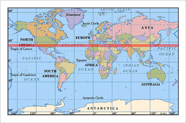 37 Degree Latitude Line Map Of Us - Map