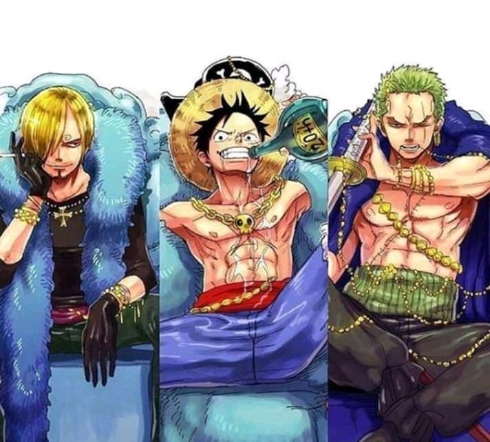 Monster Trio in Strawhat Crew