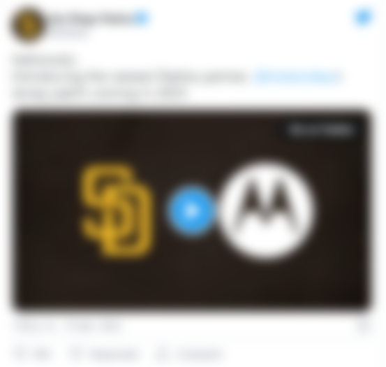 Padres partner with Motorola for MLB's first jersey patch sponsorship